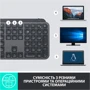 Клавиатура Logitech MX Keys Advanced for Business Wireless Illuminated UA Graphite (920-010251) фото 10
