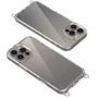 Чехол для iPhone Epic TPU Transparent with Straps Light Purple for iPhone 13 Pro Max фото 5