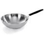 Сковорода Barazzoni 33 Carati Inox Wok с крышкой 28 см (170156128): Тип сковороды ВОК
