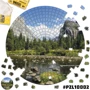 Деревянный пазл Wortex Woods Йосемитская долина 40х40 (PZL10002-40х40)
