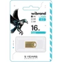USB-флешка Wibrand 16Gb Hawk USB 2.0 Gold (WI2.0/HA16M1G): Стандарт USB USB 2.0