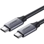 Кабель Ugreen USB-C to USB-C 60W 3A Gen1 5Gbps 1.5m Grey (50751)