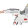 Стільчик для годування El Camino Crystal Banana Gray (ME 1037): Регулювання висоти стільця 5 позицій