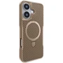 Чехол для iPhone Mobile Case TPU+PC Metal Buttons with MagSafe Carbon Gold for iPhone 16