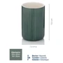 Склянка для зубних щіток KELA Ava зелена 10.5х7.5 см (24416)