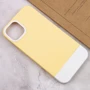 Чехол для iPhone Mobile Case TPU+PC Bichromatic Creamy Yellow / White for iPhone 12 / 12 Pro: Тип аксессуара чехол