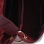 Женская сумка-мешок Ricco Grande бордовая (1L916-burgundy): Материал Натуральная кожа