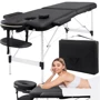 Массажный стол 4FIZJO Massage Table Alu W70 Black (P-5907739318398)