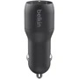 Зарядное устройство Belkin Car Charger 2хUSB 24W Black with Cable USB to USB-C (CCE001BT1MBK): Тип автомобильное