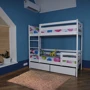 Двухъярусная кровать Sportbaby с ящиками 80x190см (babyson 6)