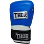 Перчатки боксерские THOR PRO KING 14oz /PU /сине-бело-черные фото 1
