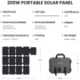 Солнечная панель Gendome 200W Portable Solar Panel фото 1
