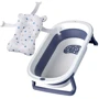 Ванна складана Babyhood Комфорт, синя + гірка для купання (BH-323B+W)