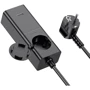 Зарядное устройство Hoco Wall Charger USB+2xUSB-C+AC NS4 Sharp PD 65W Black: Сила тока 2.4А и более