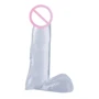 Фаллоимитатор Basix Dong 8", 20x5 см, прозрачный
