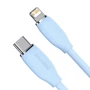 Кабель Baseus Cable USB-C to Lightning Silica Gel 20W 1.2m Blue (CAGD020003): Тип USB-C - Lightning