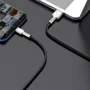 Кабель Baseus USB Cable to USB-C 40W Cafule Metal 1m Black (CATJK-A01): Длина 1 м