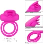 Эрекционное кольцо со стимулятором клитора CalExotics Dual Clit Flicker Enhancer