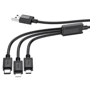 Кабель Hoco USB Cable to Micro USB/Lightning/Type-C X74 2A 1m Black: Тип USB Cable - Lightning/microUSB/USB-C