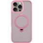 Чехол для iPhone Mobile Case Metal Buttons with MagSafe HQ Ring Pink for iPhone 16 Pro