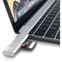 Адаптер Satechi Adapter USB/USB-C to micro SD+SD Silver (ST-TCCRAS): Цвет серебристый