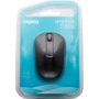 Мышь RAPOO M10 Wireless Optical Mouse Black: Эргономика симметричная для левшей