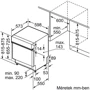Посудомоечная машина Bosch SMI58L75EU: Размеры 82x60x57 см