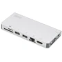 Адаптер Digitus Adapter USB-C to HDMI+VGA+2xUSB+USB-C+SD/TF+RJ54 Silver (DA-70866): Колір белый