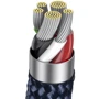 Кабель Baseus Cable USB-C to Lightning Explorer Series Auto Power-Off 20W 1m Blue (CATS000003): Довжина 1 м