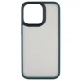 Чехол для iPhone Mobile Case TPU+PC Metal Buttons Green for iPhone 12 | 12 Pro