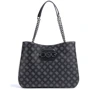 Жіноча сумка Guess Hensely Logo Girlfriend Tote темно-сіра (HWPM8378230-CMT)