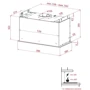 Вытяжка Perfelli BISP 6973 A 1250 IV LED STRIP фото 6