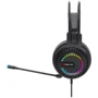 Навушники Xtrike Me HP-318 USB+3.5mm RGB Black: Тип конструкції полноразмерные