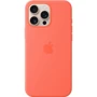 Чохол для iPhone Apple iPhone 16 Pro Max Silicone Case with MagSafe - Tangerine (MDGX4ZM/A): Колір оранжевый