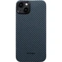 Чохол для iPhone Pitaka MagEZ Case 4 Twill 1500D Black/Blue (KI1508M) для iPhone 15 Plus: Колір синий