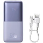 Зовнішній акумулятор Baseus Power Bank 20000mAh Bipow Pro Digital Display PD 22.5W Purple (PPBD030005)
