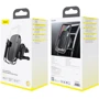 Держатель Baseus Car Holder Wireless Charger Air Vent Rock Solid Electric 10W Black (WXHW01-01) фото 6