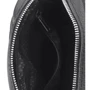 Чоловіча сумка планшет Borsa Leather чорна (1t1024m-black): Фактура матова, Зерниста