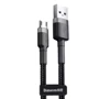 Кабель Baseus USB Cable to microUSB Cafule 3m Gray/Black (CAMKLF-HG1)