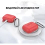 Чехол для наушников AhaStyle Silicone Case with Belt Red (X002CYE7WZ) for Apple AirPods Pro: Материал Силикон