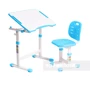 Комплект дитячої дерев'яних меблів парта і стільчик FunDesk Omino Blue