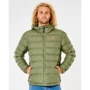 Куртка Rip Curl Anti Series Elite Puff HD CJKDB9-9389 52 оливковая зимняя с капюшоном