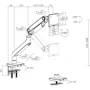 Крепление для мониторов Officepro MA712B фото 9