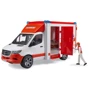 Игровой набор Bruder Автомобиль MB Sprinter Скорая помощь с фигуркой (02676)