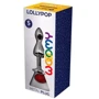 Анальная пробка Wooomy Lollypop Double Ball Metal Plug Red S