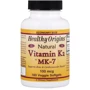 Healthy Origins Vitamin K2 as MK-7 Natural 100 mcg 180 Veggie Softgels Витамин K2 в форме MK7