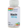 Solaray, Niacin, 100 mg, 100 Veg Capsules (SOR04359)