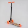 Самокат триколісний MAXI "Best Scooter" пластмасовий, трубка керма алюмінієва Orange / Black (83269): Тип коліс литі