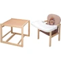 Стульчик-трансформер Babyroom Пеппи-230 eko капучино / шоколад (ежик, цветы) (680992): Тип трансформер