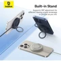 Зарядное устройство Baseus Wireless Charging Magnetic Mini4 Stand Qi2 15W Black (P10273300121-01) for Apple iPhone 16 I 15 I 14 I 13 I 12 series фото 11